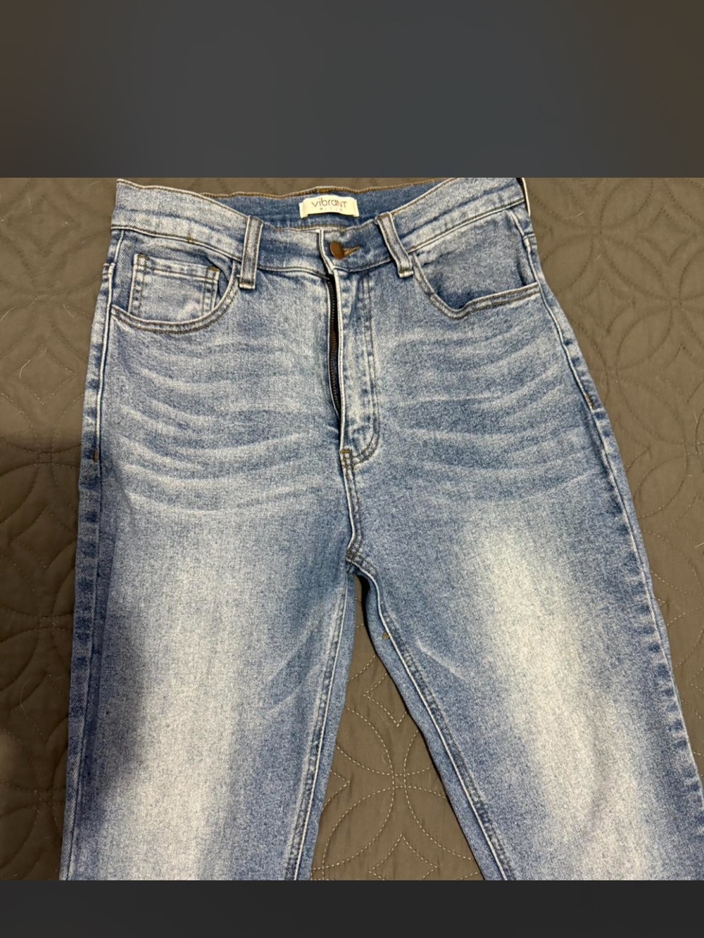 Vibrant High Rise Light Wash Skinny Jeans